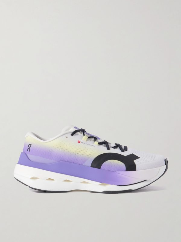 Cloudboom Max Rubber-Trimmed Recycled-Mesh Sneakers