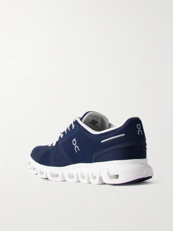 Cloud 6 Rubber-Trimmed Mesh Slip-On Sneakers - BK Cloud 6 Rubber-Trimmed Mesh Slip-On Sneakers - BK