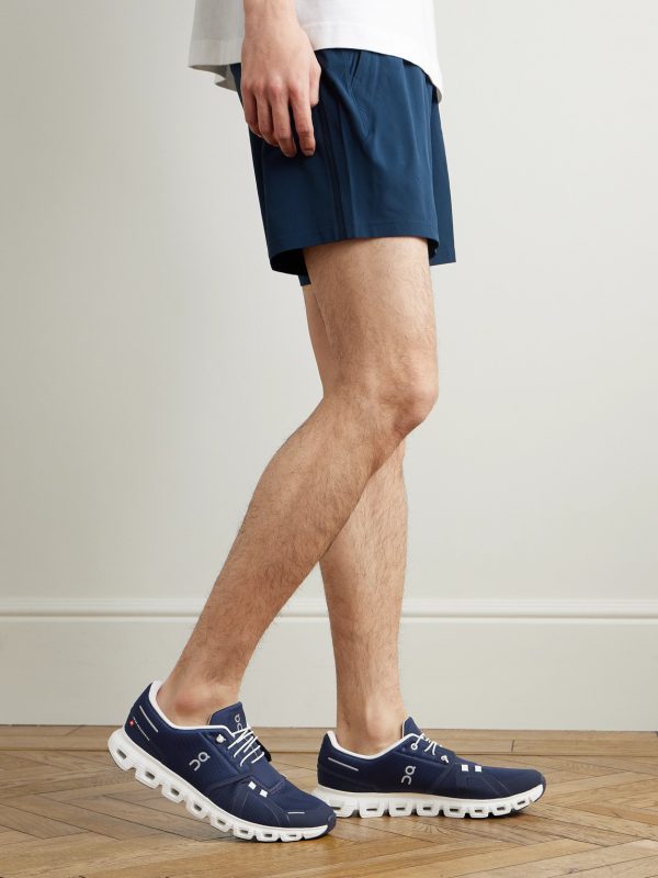 Cloud 6 Rubber-Trimmed Mesh Slip-On Sneakers - OU Cloud 6 Rubber-Trimmed Mesh Slip-On Sneakers - OU
