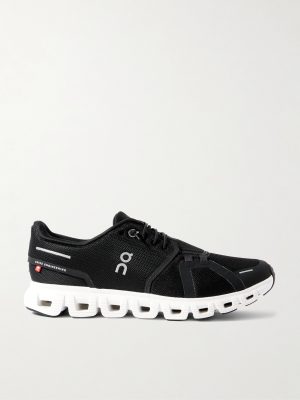 Cloud 6 Rubber-Trimmed Mesh Slip-On Sneakers