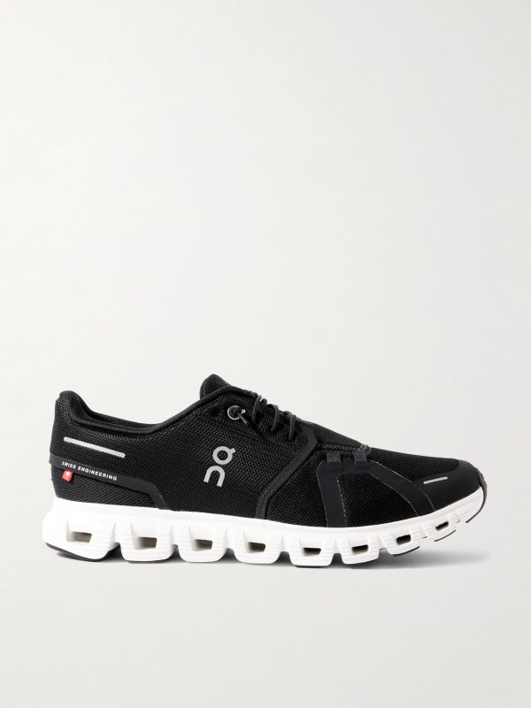 Cloud 6 Rubber-Trimmed Mesh Slip-On Sneakers Cloud 6 Rubber-Trimmed Mesh Slip-On Sneakers