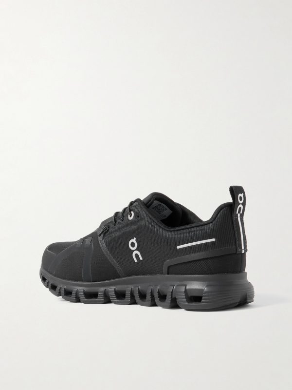 Cloud 6 WP Rubber-Trimmed Stretch-Knit Slip-On Sneakers - BK Cloud 6 WP Rubber-Trimmed Stretch-Knit Slip-On Sneakers - BK