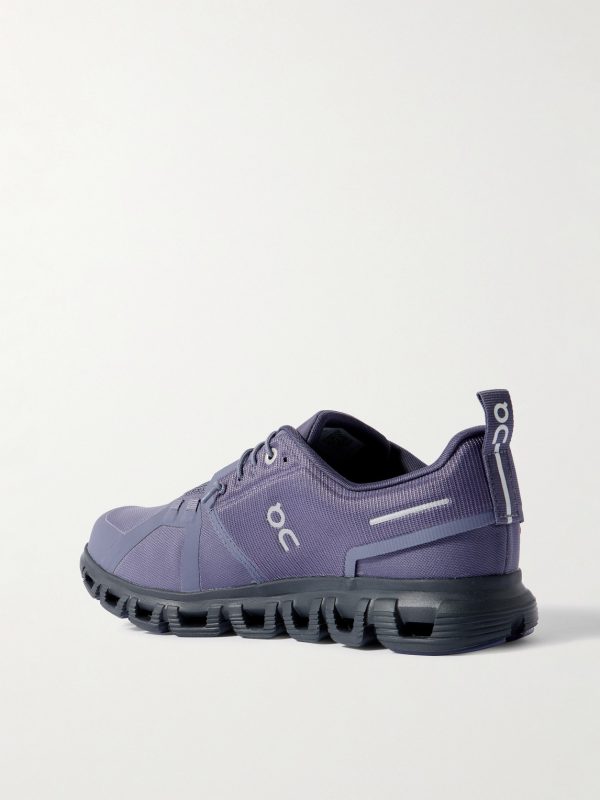 Cloud 6 Rubber-Trimmed Mesh Slip-On Sneakers - BK Cloud 6 Rubber-Trimmed Mesh Slip-On Sneakers - BK