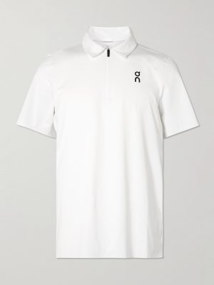 Court Logo-Print Tech-Jersey Tennis Shirt Court Logo-Print Tech-Jersey Tennis Shirt