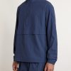 Courtside Textured-Shell Half-Zip Jacket - FR