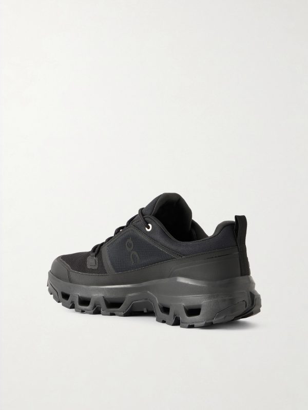 Cloudrock Rubber-Trimmed Mesh Trail Sneakers - BK Cloudrock Rubber-Trimmed Mesh Trail Sneakers - BK