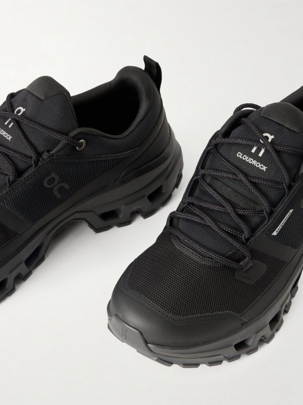 Cloudrock Rubber-Trimmed Mesh Trail Sneakers - CU Cloudrock Rubber-Trimmed Mesh Trail Sneakers - CU