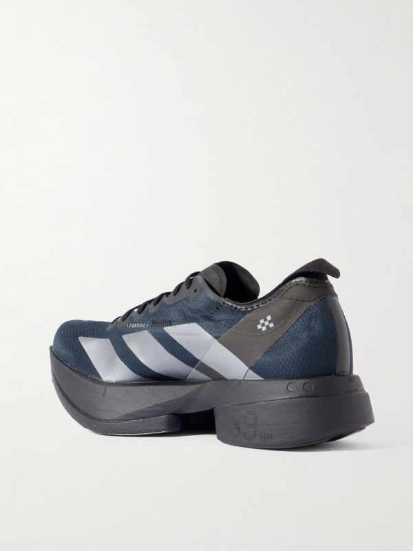 Adizero Adios Pro 4 Rubber-Trimmed Ripstop Running Sneakers - BK