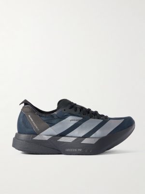 Adizero Adios Pro 4 Rubber-Trimmed Ripstop Running Sneakers