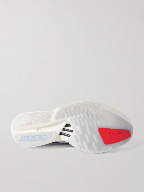 Adizero Adios Pro 4 Rubber-Trimmed Ripstop Running Sneakers - E1 Adizero Adios Pro 4 Rubber-Trimmed Ripstop Running Sneakers - E1