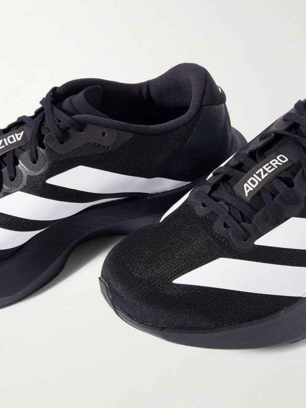 Adizero Evo SL Striped Mesh Running Sneakers - CU Adizero Evo SL Striped Mesh Running Sneakers - CU