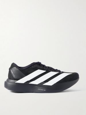Adizero Evo SL Striped Mesh Running Sneakers
