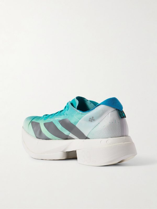 Adizero Adios Pro 4 Rubber-Trimmed Ripstop Running Sneakers - BK Adizero Adios Pro 4 Rubber-Trimmed Ripstop Running Sneakers - BK