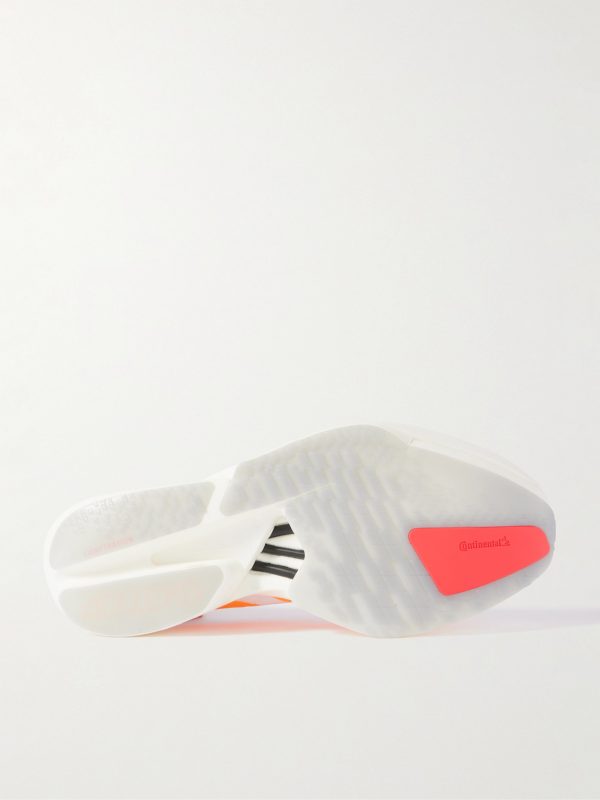 Adizero Adios Pro 4 Rubber-Trimmed Ripstop Running Sneakers - E1 Adizero Adios Pro 4 Rubber-Trimmed Ripstop Running Sneakers - E1