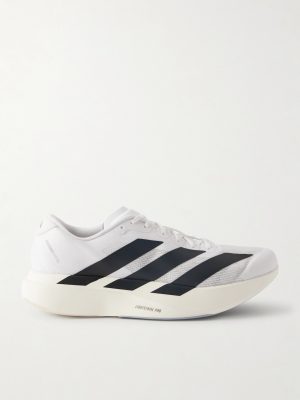 Adizero Evo SL Striped Mesh Running Sneakers