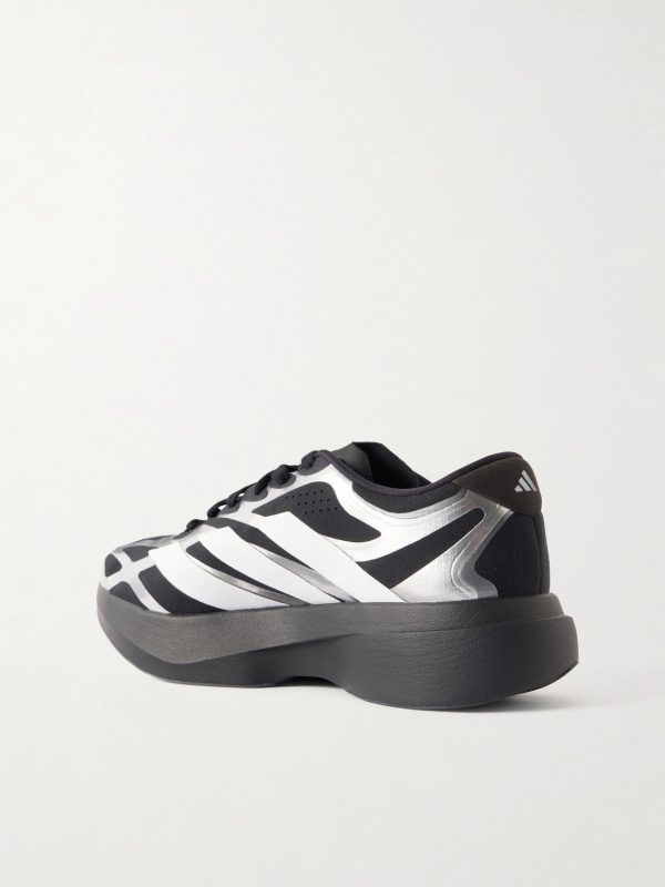 Adizero Evo SL Exo Striped Metallic Sneakers - BK Adizero Evo SL Exo Striped Metallic Sneakers - BK