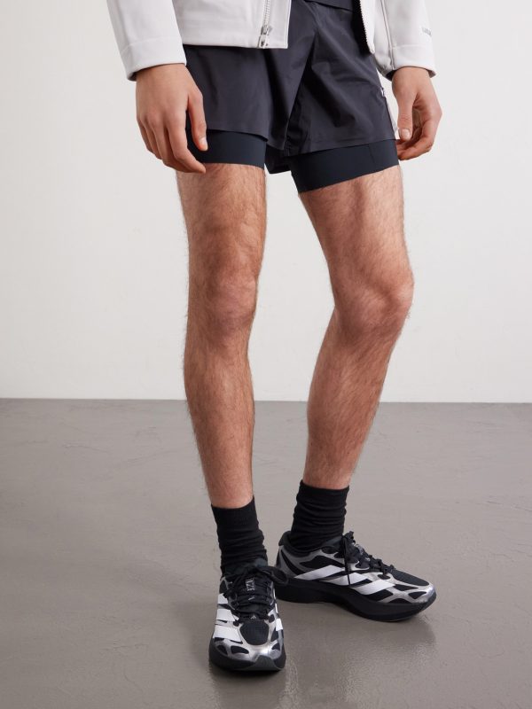 Adizero Evo SL Exo Striped Metallic Sneakers - OU Adizero Evo SL Exo Striped Metallic Sneakers - OU