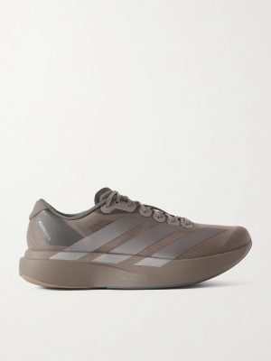 Adizero Evo SL Striped Mesh Running Sneakers
