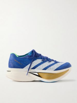 Adizero Prime X3 Striped Rubber-Trimmed STRUNG Running Sneakers Adizero Prime X3 Striped Rubber-Trimmed STRUNG Running Sneakers