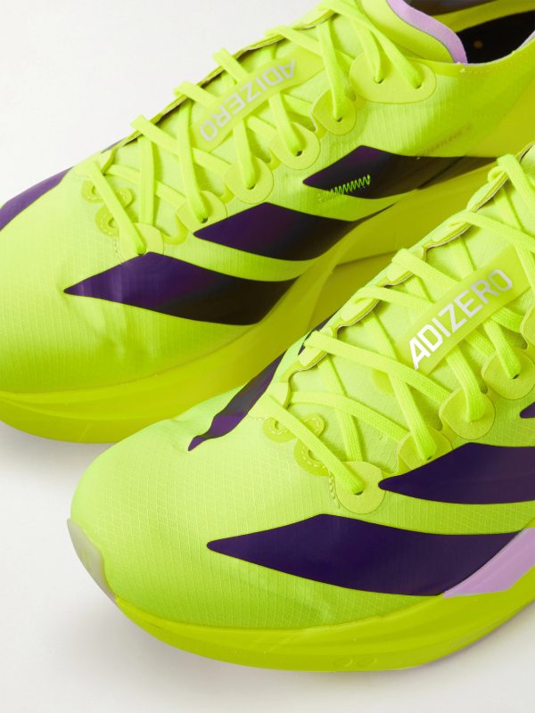 Adizero Takumi Sen 11 Rubber-Trimmed Ripstop Running Sneakers - CU Adizero Takumi Sen 11 Rubber-Trimmed Ripstop Running Sneakers - CU