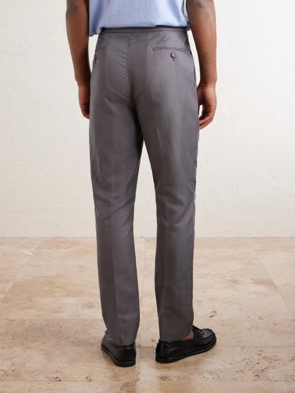 Drew Tapered Pleated Lyocell, Linen and Cotton-Blend Trousers - BK Drew Tapered Pleated Lyocell, Linen and Cotton-Blend Trousers - BK