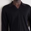Simone Lyocell and Wool-Blend Polo Shirt - CU Simone Lyocell and Wool-Blend Polo Shirt - CU