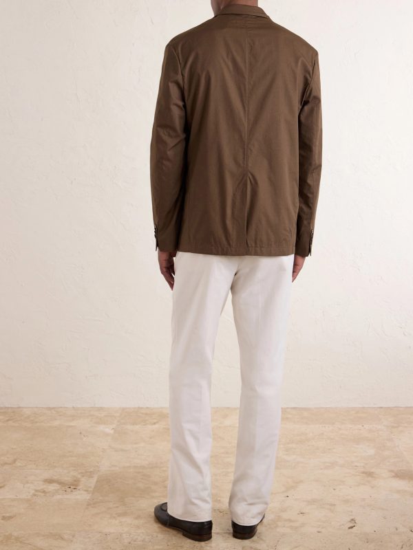 Cyril Unstructured Organic Cotton Blazer - BK Cyril Unstructured Organic Cotton Blazer - BK