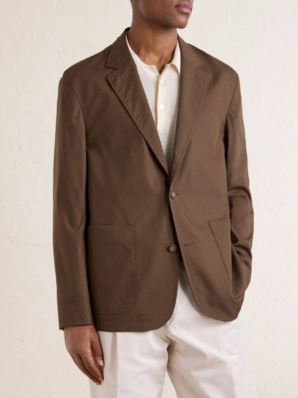 Cyril Unstructured Organic Cotton Blazer - FR Cyril Unstructured Organic Cotton Blazer - FR