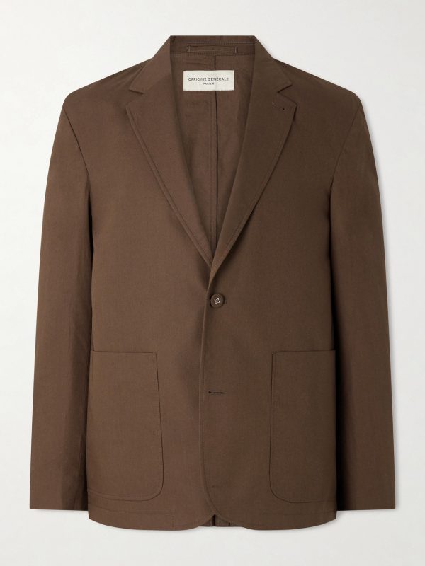 Cyril Unstructured Organic Cotton Blazer Cyril Unstructured Organic Cotton Blazer