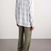 Leto Camp-Collar Checked Twill Shirt - BK