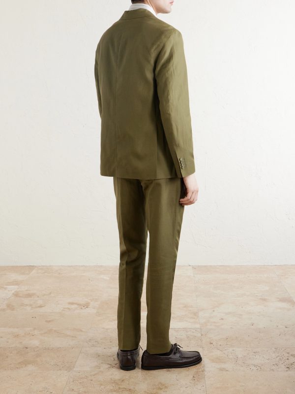 Michel Lyocell, Linen and Cotton-Blend Jacket - BK Michel Lyocell, Linen and Cotton-Blend Jacket - BK