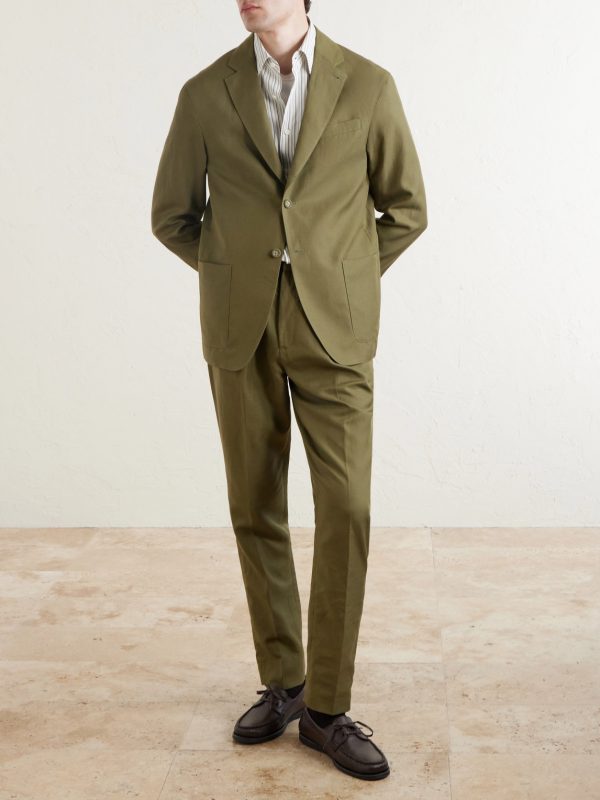 Michel Lyocell, Linen and Cotton-Blend Jacket - OU Michel Lyocell, Linen and Cotton-Blend Jacket - OU
