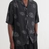Eren Camp-Collar Sateen Printed Shirt - FR Eren Camp-Collar Sateen Printed Shirt - FR