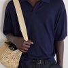 Pele Jacquard-Knit Lyocell and Wool-Blend Polo Shirt - CU