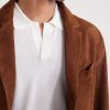 Pele Lyocell and Wool-Blend Polo Shirt - CU Pele Lyocell and Wool-Blend Polo Shirt - CU