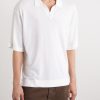 Pele Lyocell and Wool-Blend Polo Shirt - FR Pele Lyocell and Wool-Blend Polo Shirt - FR