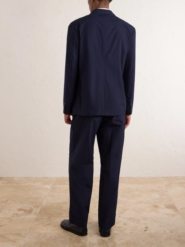 Cyril Organic Cotton-Poplin Suit Jacket - BK