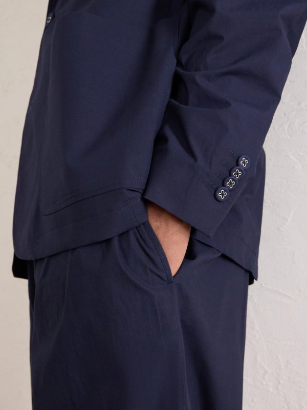 Cyril Organic Cotton-Poplin Suit Jacket - CU