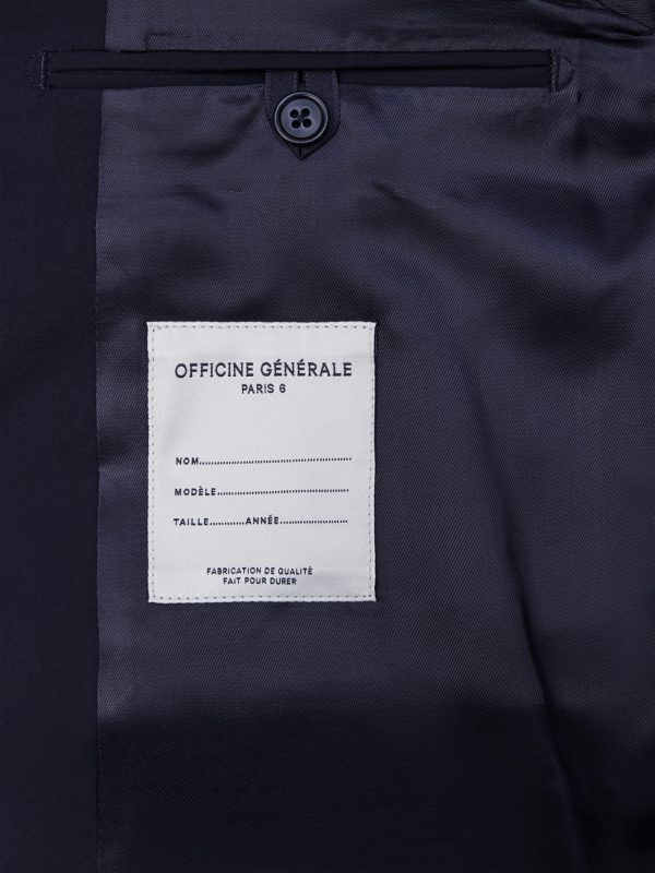 Cyril Organic Cotton-Poplin Suit Jacket - E2