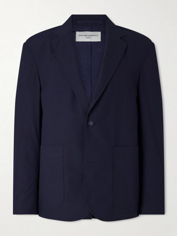 Cyril Organic Cotton-Poplin Suit Jacket