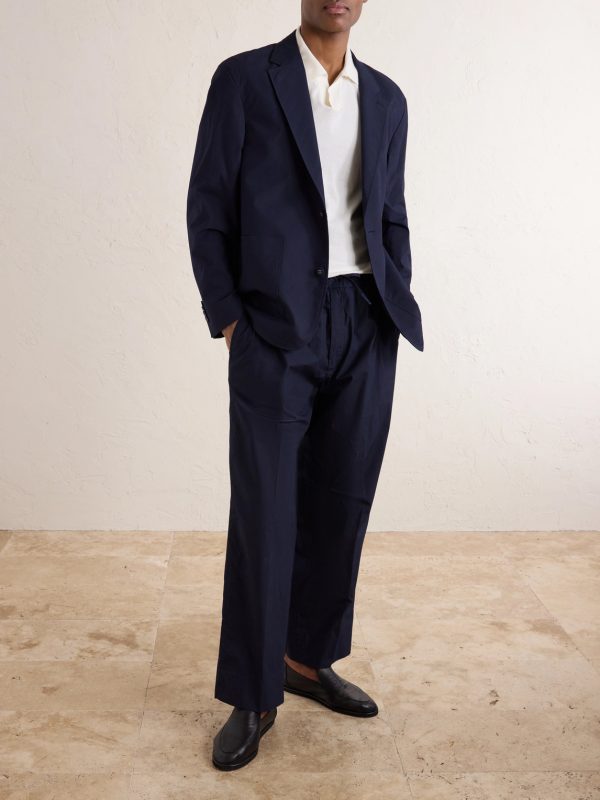 Cyril Organic Cotton-Poplin Suit Jacket - OU