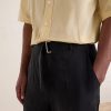 Nash Wide-Leg Belted Pleated Canvas Trousers - CU Nash Wide-Leg Belted Pleated Canvas Trousers - CU