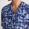 Eren Camp-Collar Tie-Dyed Lyocell Shirt - CU