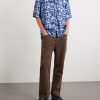 Eren Camp-Collar Tie-Dyed Lyocell Shirt - OU