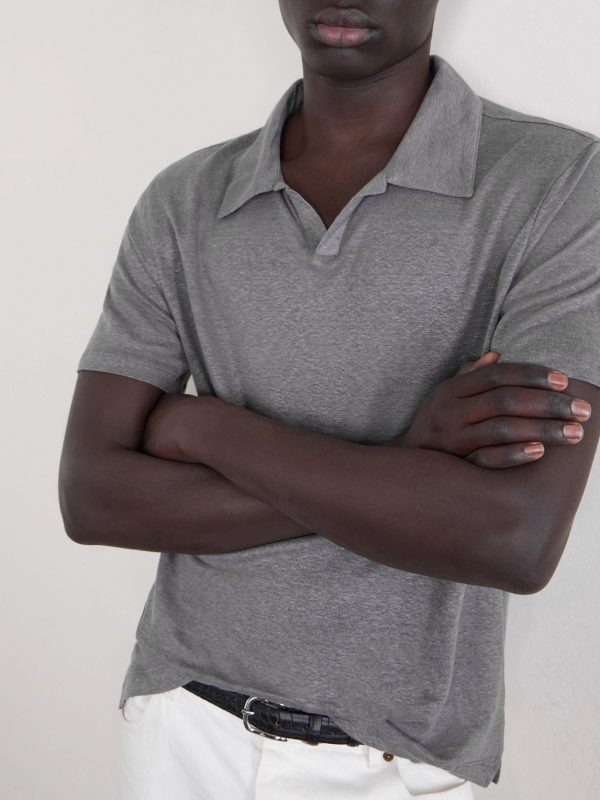 Simon Linen Polo Shirt - CU