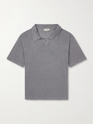 Simon Linen Polo Shirt Simon Linen Polo Shirt