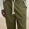 Ferry Wide-Leg Cotton-Twill Drawstring Shorts - CU