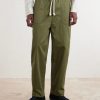 Ferry Wide-Leg Cotton-Twill Drawstring Shorts - FR