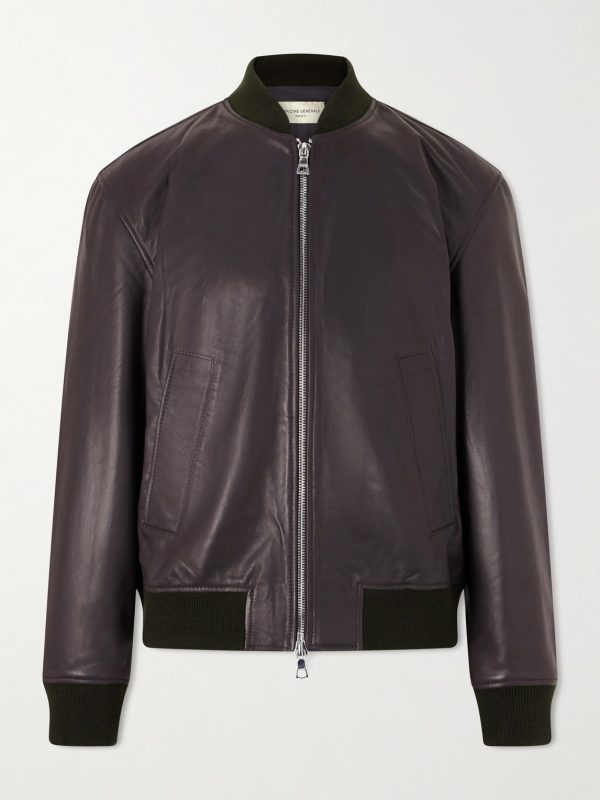 Maony Leather Jacket