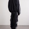 + Willy Chavarria Logo-Embroidered Ripstop Cargo Jacket - BK + Willy Chavarria Logo-Embroidered Ripstop Cargo Jacket - BK